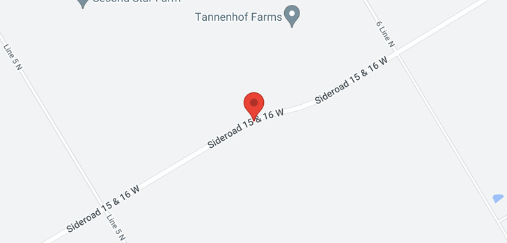 map of 430 15/16 Side Road W
